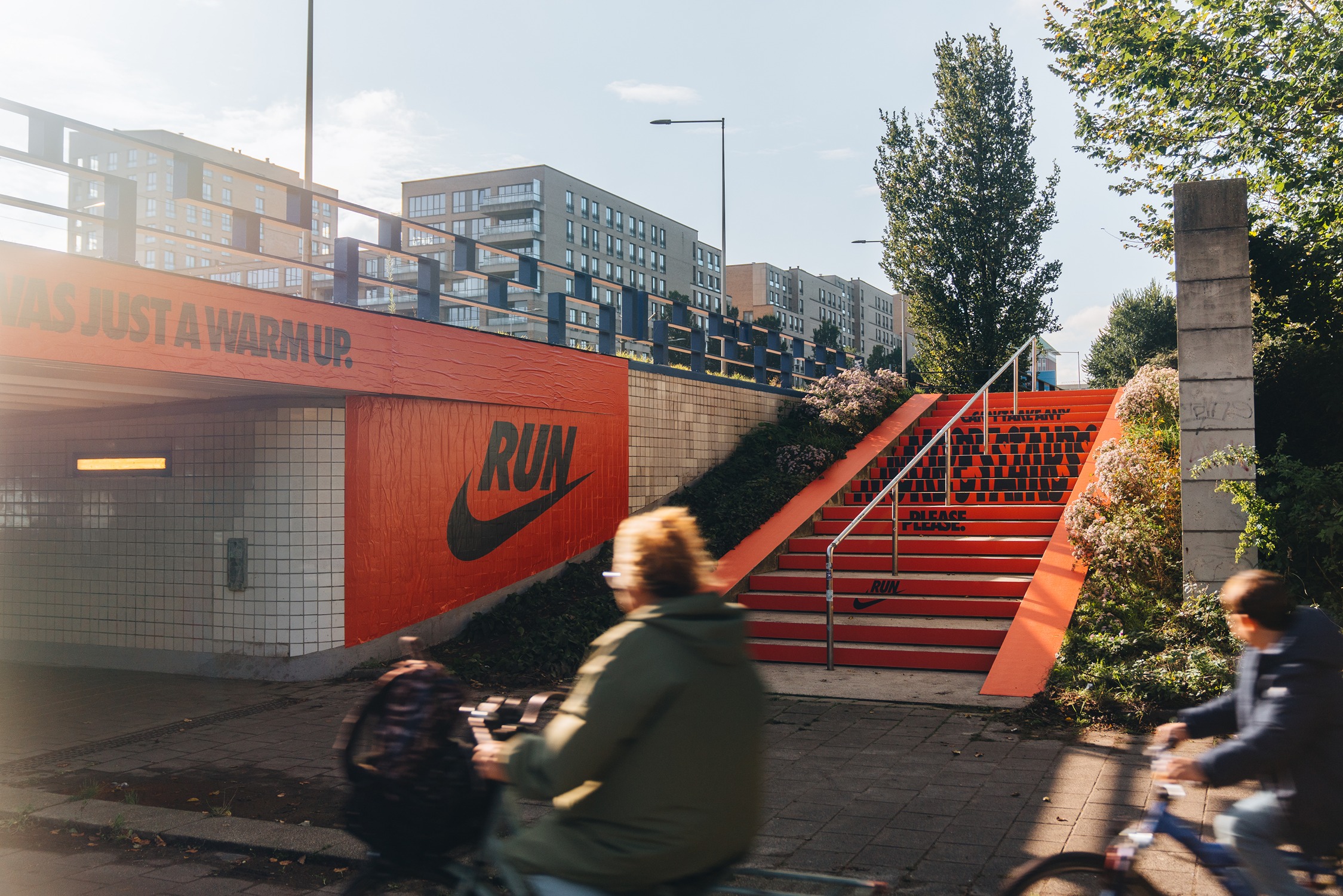 Nike brand activation en city activation